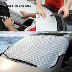 Heavy-Duty Car Windshield Cover – All-Season Snow, Ice, Frost & Sun Protector for Cars & SUVs
