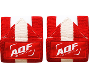 Weight Lifting Wrist Wraps – Adjustable Gym Training Straps (Pair, One Size)