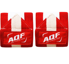 Weight Lifting Wrist Wraps – Adjustable Gym Training Straps (Pair, One Size)