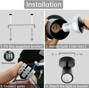 Adjustable Spot Light with GU10 Socket