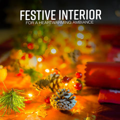 2M Pre-Lit Christmas Garland with 20 LED Lights