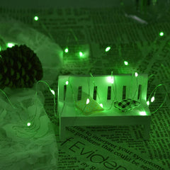 Green Fairy Lights, 5M 50 LEDs Battery Powered String Lights