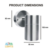 2 Packs Stainless Steel Spotlights