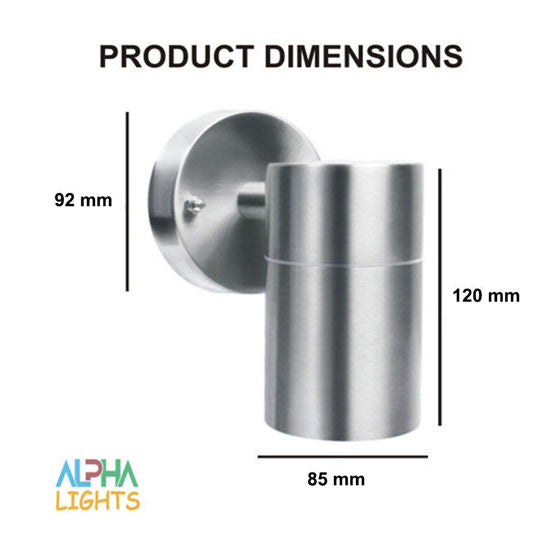 2 Packs Stainless Steel Spotlights