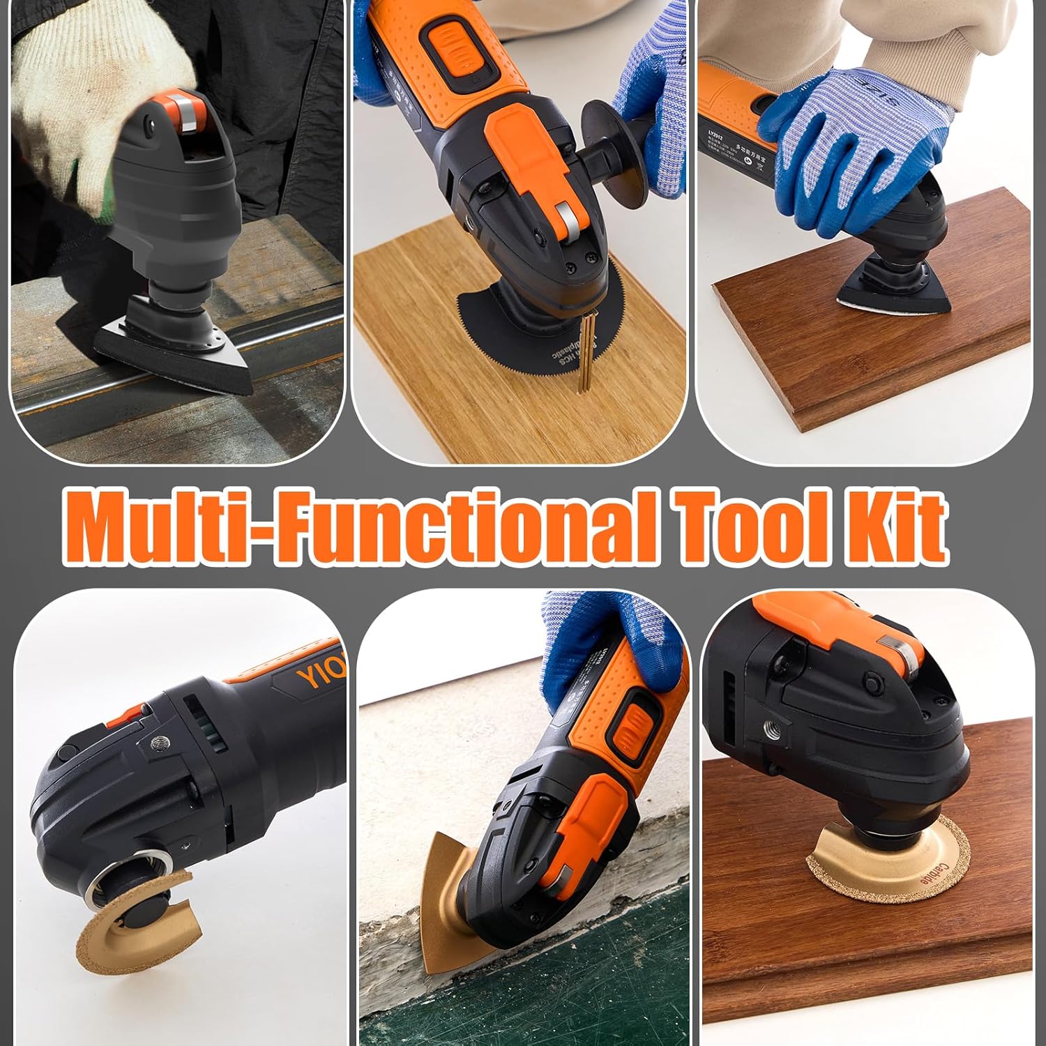 300W Oscillating Multi Tool with 24 Accessories