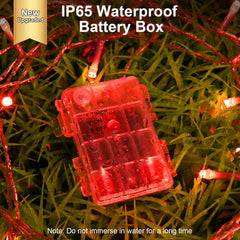 Battery Operated Waterproof Fairy String Lights with Timer, 3M 30 LED Decorative Lights for Indoor and Outdoor Use