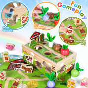 Montessori Wooden Sensory Toy for Toddlers 1-3Y Gift