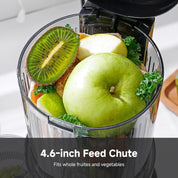 Cold Press Juicer Machine 126mm Large Chute Stainless Steel