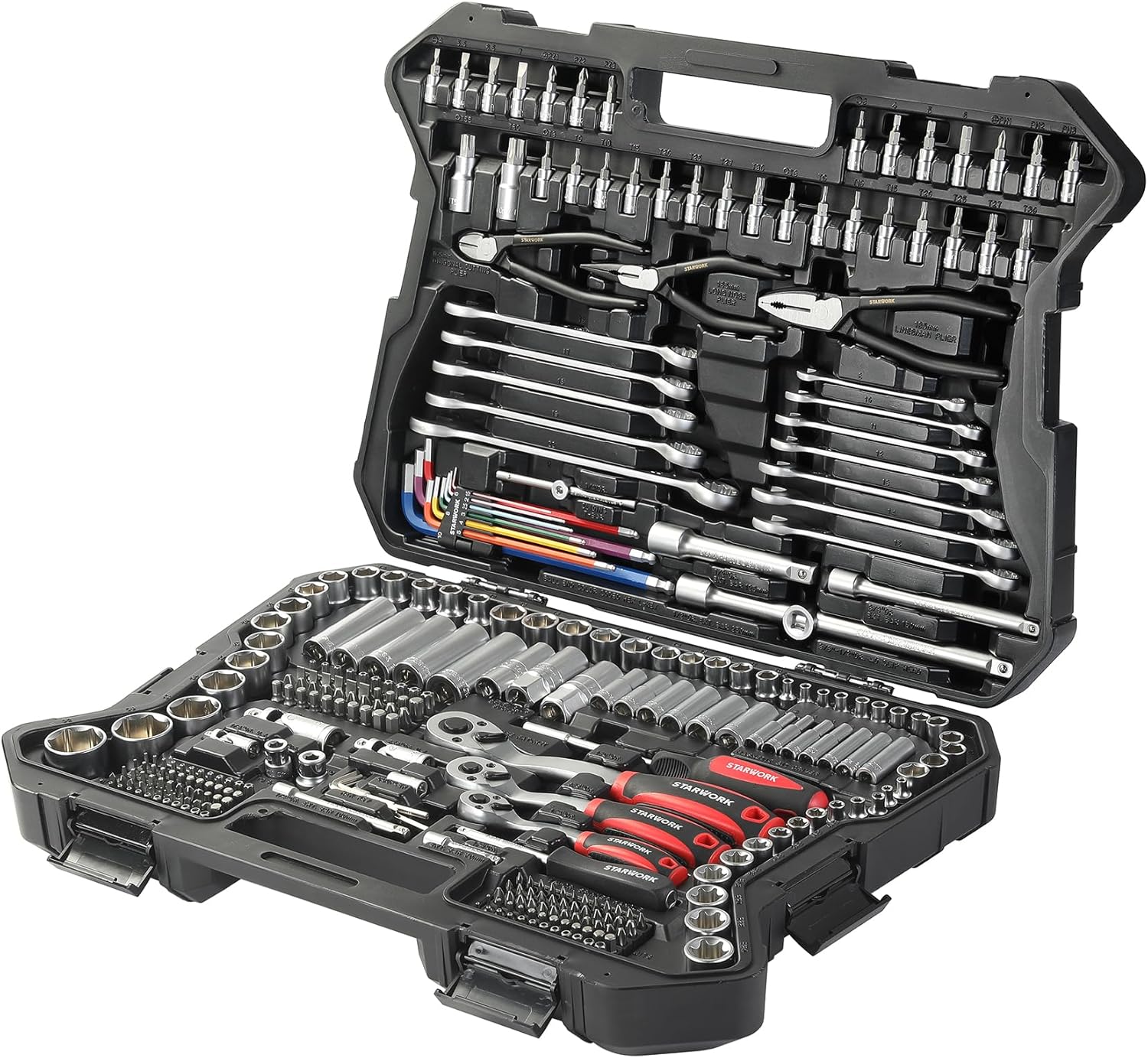 STARWORK 314-Piece Metric Mechanics Tool Set