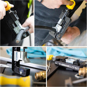 C.K Tools Complete SWA Termination Kit for Professional Electricians - Includes Armourslice Evo Armoured Cable Stripper, VDE Sheath Knife, Slim Jaw Wrench, Gland Wrench in Handy Tool Roll, CK T5992