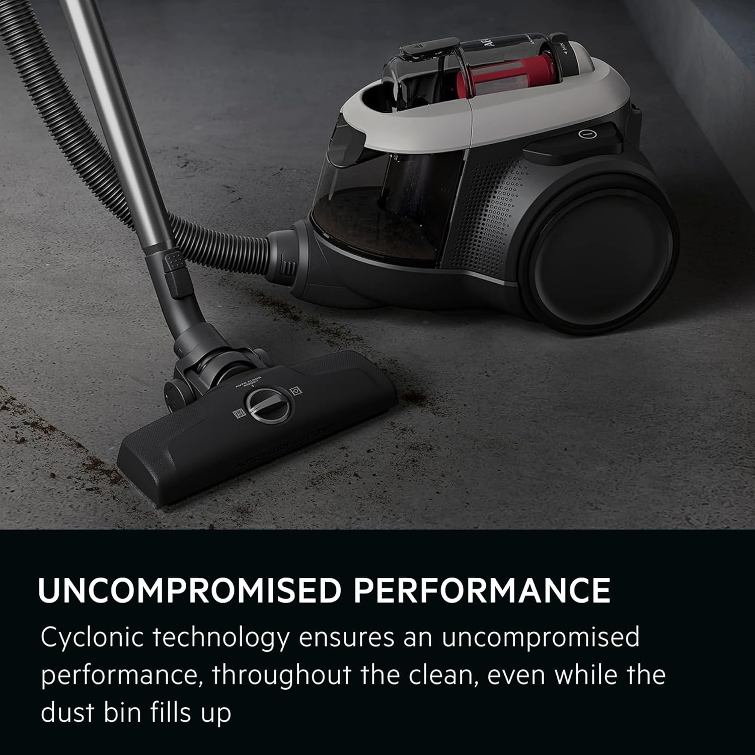 AEG 6000 Bagless Vacuum Cleaner AL61A4UG – 600W Powerful Suction, Pet Hair Remover for Carpet & Hard Floor, Compact & Quiet (74dB)