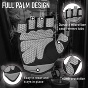 Weight Lifting Gloves with Wrist Wraps – Breathable Gym Gloves for Men & Women