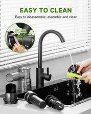 AMZCHEF Juicer Machines - Cold Press Slow Juicer - Masticating Juicer for Whole Fruits and Vegetables - Delicate Chew No Need to Filter - BPA Free Juice Extractor with 2 Cups and Brush - Black