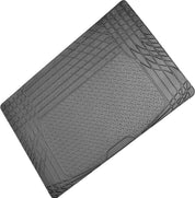 Merton Black/Grey Car Seat Covers & Rubber Boot Mat Set – Universal Fit, Washable