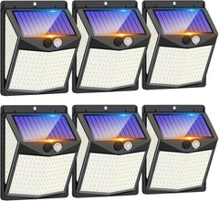 Outdoor Solar Lights, 238 LED, 3 Modes Motion Sensor, 270° Wide Angle, IP65 Waterproof, for Front Door, Yard, Garage, Garden (4 Pack)