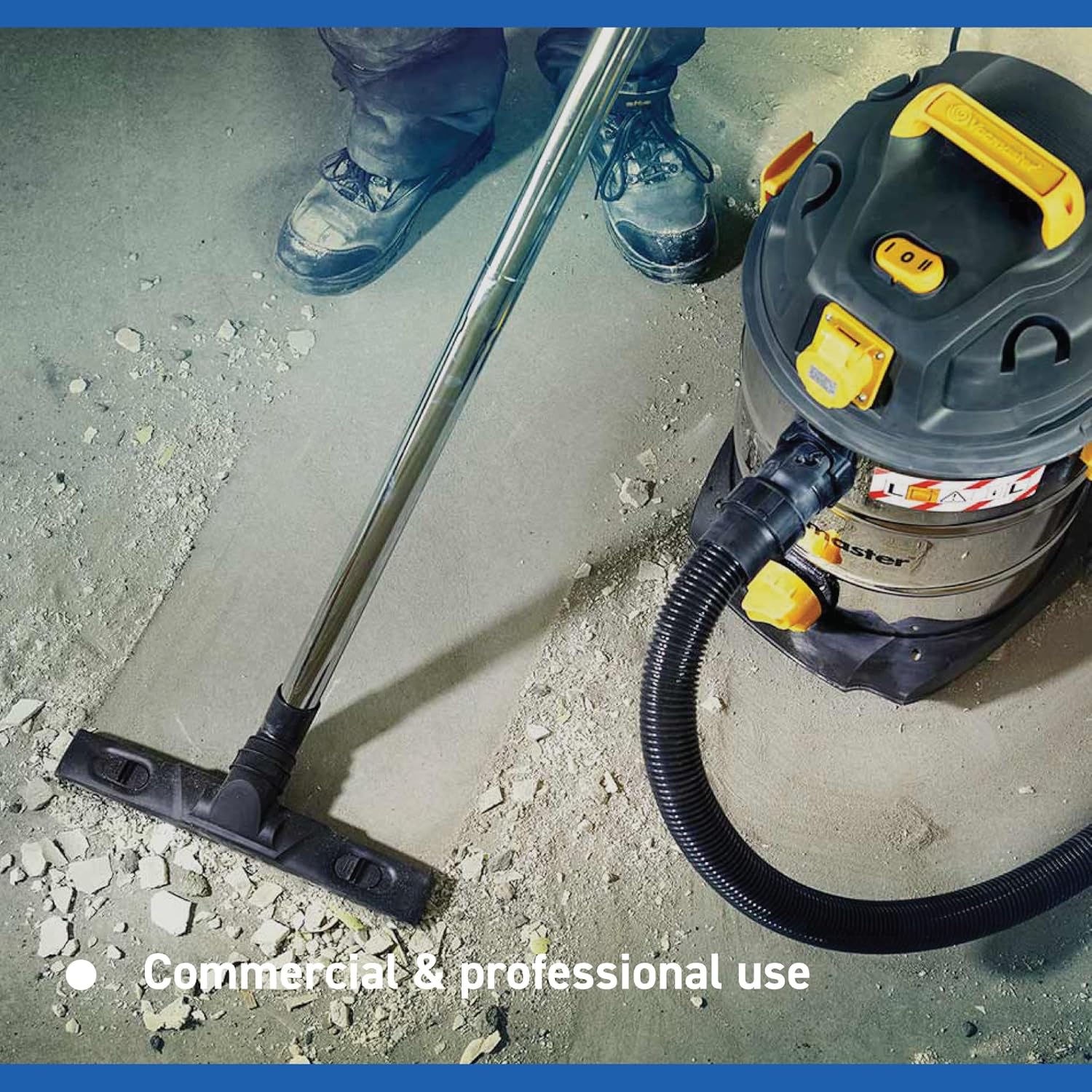 Vacmaster 110V L Class Wet & Dry Vacuum Cleaner | 30L Industrial Dust Extractor | HEPA 13 | Heavy Duty 1000W Motor