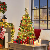 Decorative mini Christmas tree with sturdy base