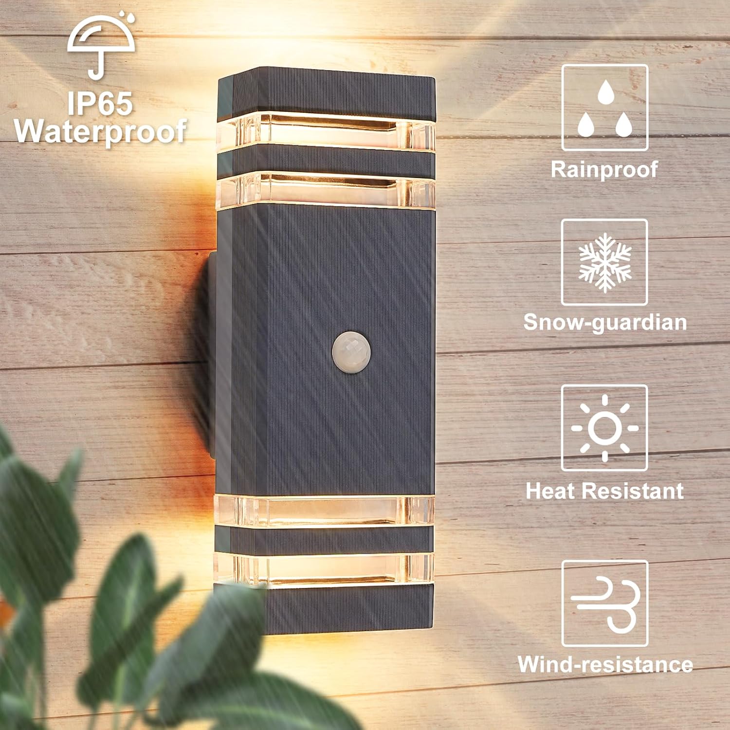 Motion Sensor Up and Down Outdoor lights