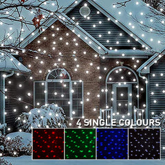 Outdoor Christmas Snowfall Projector Lights – Multicolour Rotating Snow Effect