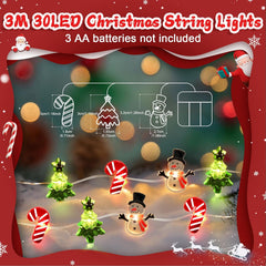Battery powered Christmas decorative fairy lights