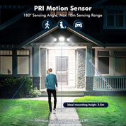 50W LED Security Light Outdoor with Motion Sensor, 5000LM IP65
