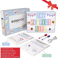 BONNYCO Blue A4 Cinema Light Box 400 Letters & Emojis