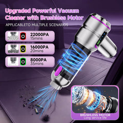 Lyiazsoy Cordless Car Vacuum Cleaner 22000PA