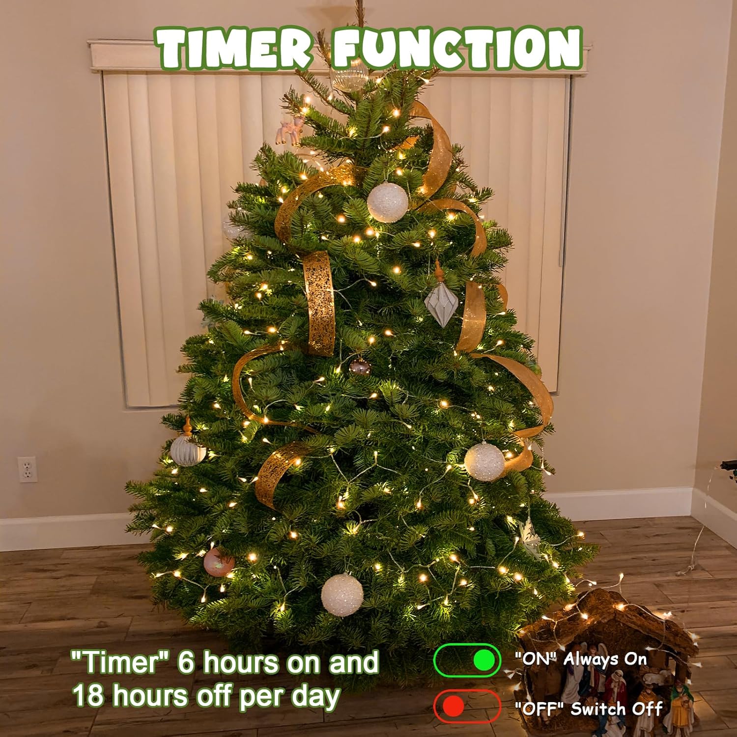 30LED Battery-Powered Fairy Lights