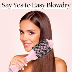 Air Dryer Brush with Adjustable Heat – 2-in-1 Hot Air Styler & Volumizer for All Hair