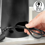 Duronic CO60 Electric Can Opener – 3-in-1 with Bottle Opener & Knife Sharpener – Silver