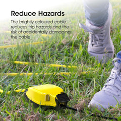 5M Outdoor Heavy Duty Extension Lead with Single Socket & Thermal Cut-Out – 13A