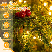 Indoor outdoor cascading Christmas lights