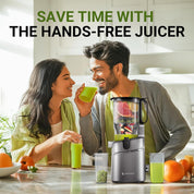 Automatic Cold Press Juicer 250W 145MM Wide Chute 2L Capacity Grey