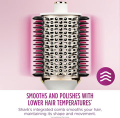 Heated Hair Brush & Comb with Wet/Dry Modes, 3 Temps for Smooth & Voluminous Hair