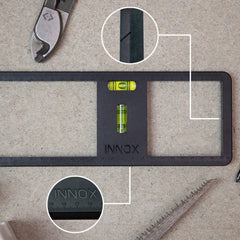 Electrical Socket Back Box Cutting Template with Spirit Levels