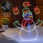 Light Up Juggling Snowman Outdoor Christmas Decoration – 200 LED