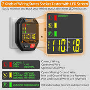 Neoteck Socket Tester & Non-Contact Voltage Pen Kit