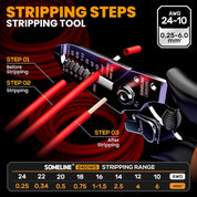 Hexagonal Ferrule Crimping Tool Kit 24 Sizes