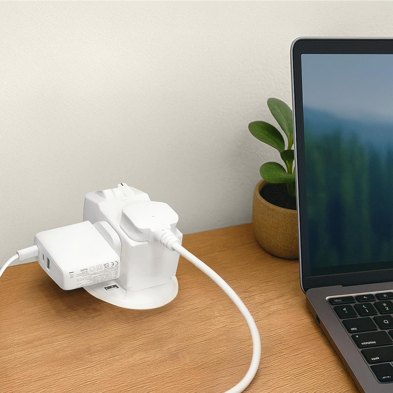 3-Socket Surge Protected Adaptor with Individual Switches – Safe Power Extension