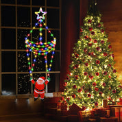 Indoor/outdoor Christmas décor with parachute LED lights