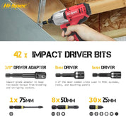 44pc Impact Drill Driver Screw Bit Set