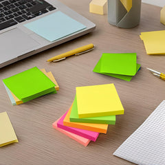400 Bright Sticky Notes, 76x76mm (3