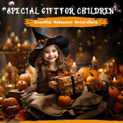 2 Pack Pumpkin Head Torches Halloween Headlamp with 2 Lighting Modes