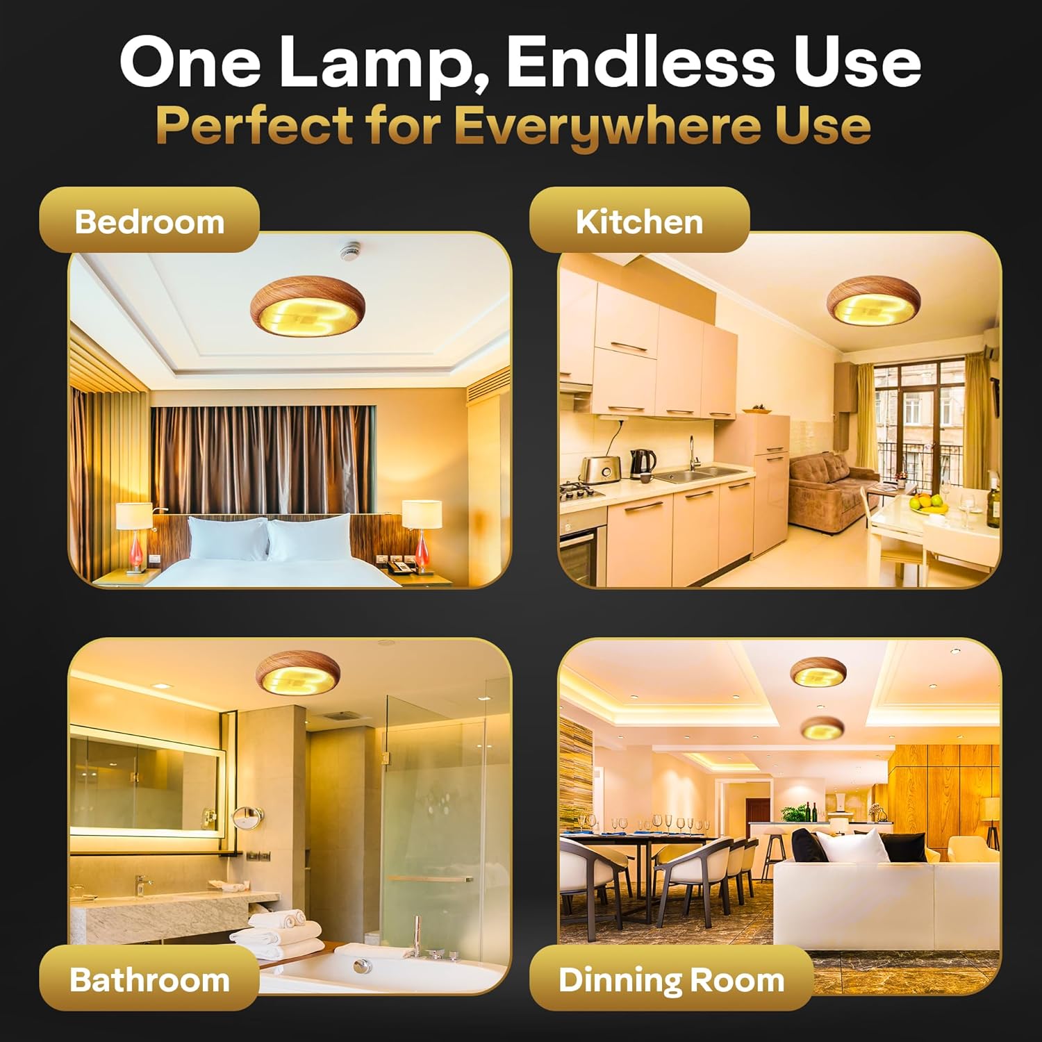 16W GR10q 2D Square CFL Bulb 3500K Warm White