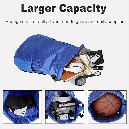 Drawstring Gym Bag – Waterproof Swim & PE Sports Bag for Kids, Adults, Unisex