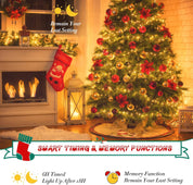 400 LED Christmas Fairy Lights – Warm White, Mains Powered, 8 Lighting Modes, IP44 Waterproof