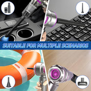 Higoom 4-in-1 Cordless Handheld Vacuum Cleaner 22000PA | Mini Car Vacuum & Dust Blower | Rechargeable 6000mAh Battery
