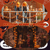 Halloween Pumpkin Lights 3M 20 LED Waterproof Fairy Lights with Timer