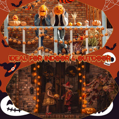 Halloween Pumpkin Lights 3M 20 LED Waterproof Fairy Lights with Timer