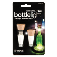 Bottle String Lights | Multi Colour USB Bottle Lights with Cork | LED String Lights Battery Operated | Bottle Lamp Kit & Battery Operated Lights for Bottles and Jars | Rechargeable Light